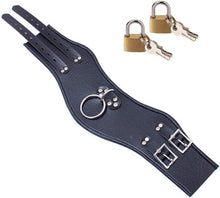 Halsband Leder O-Ring Choker SM Gothic Abschließbarisex