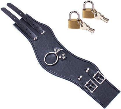 Halsband Leder O-Ring Choker SM Gothic Abschließbarisex