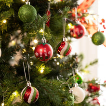 35tlg. Weihnachtskugeln Set 5cm Plastik