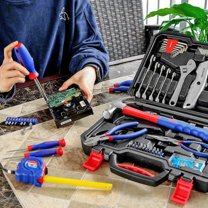 WORKPRO 106-teiliges Werkzeugset mit Aufbewahrungskoffer