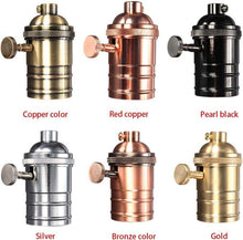 Retro Lampenfassung E26 E27 Antikes Kupfer Messing Edison