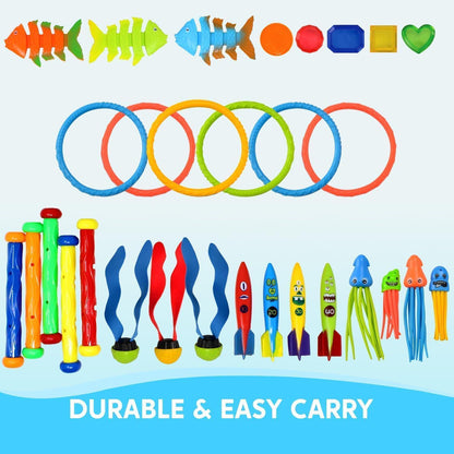 JOYIN 30 Stück Tauchen Spielzeug Set für Kinder, Unterwasser