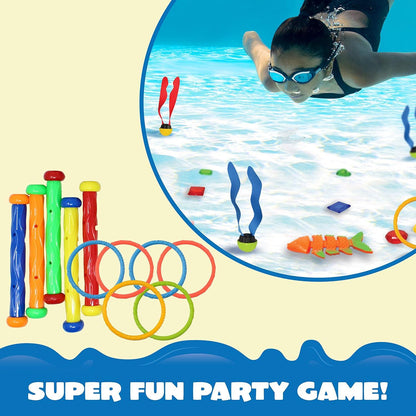 JOYIN Tauchspielzeug Set: 30-teilig für Kinder, Unterwasser-Spielzeug