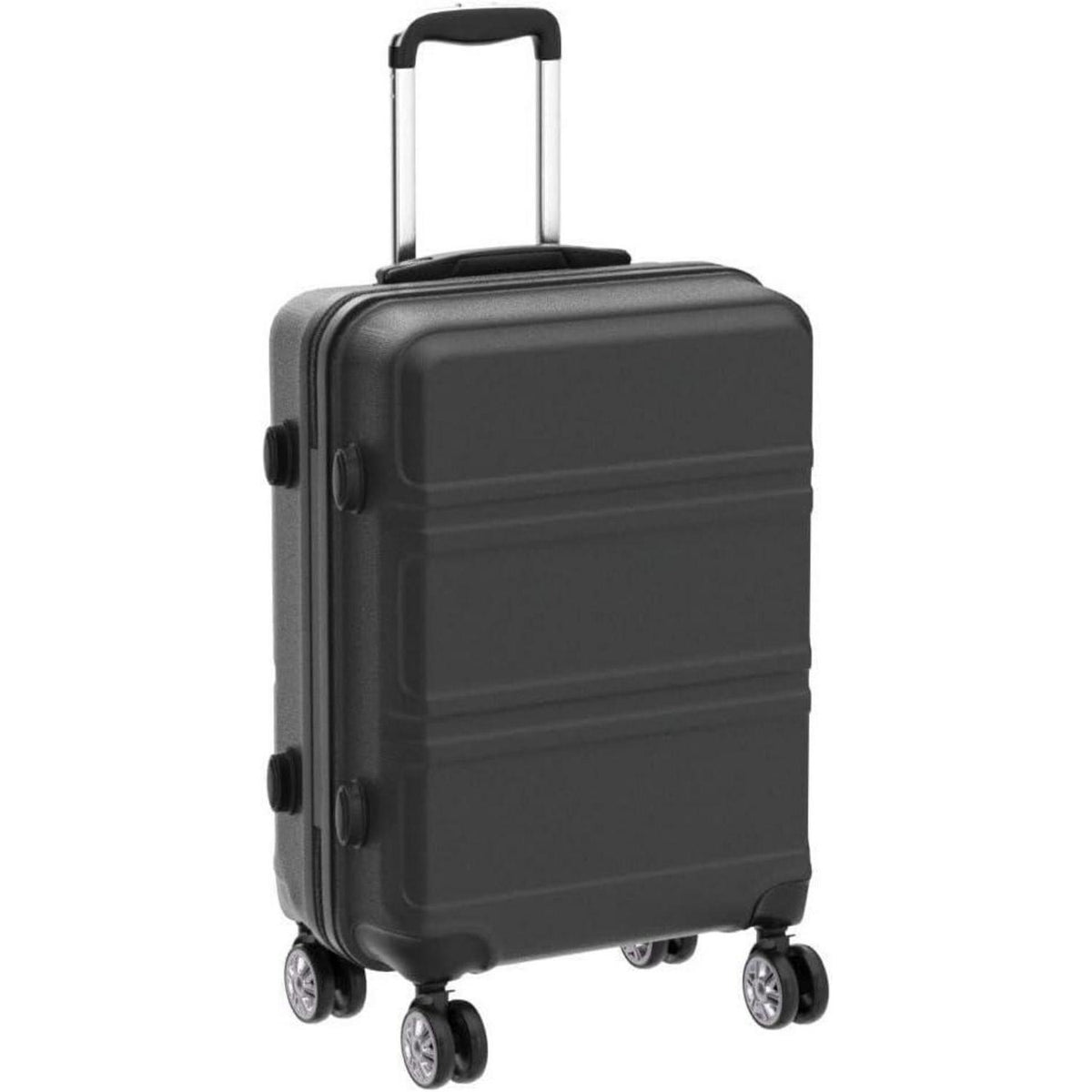 XL Reisekoffer 74cm Grau mit TSA Schloss und 4 Rollen