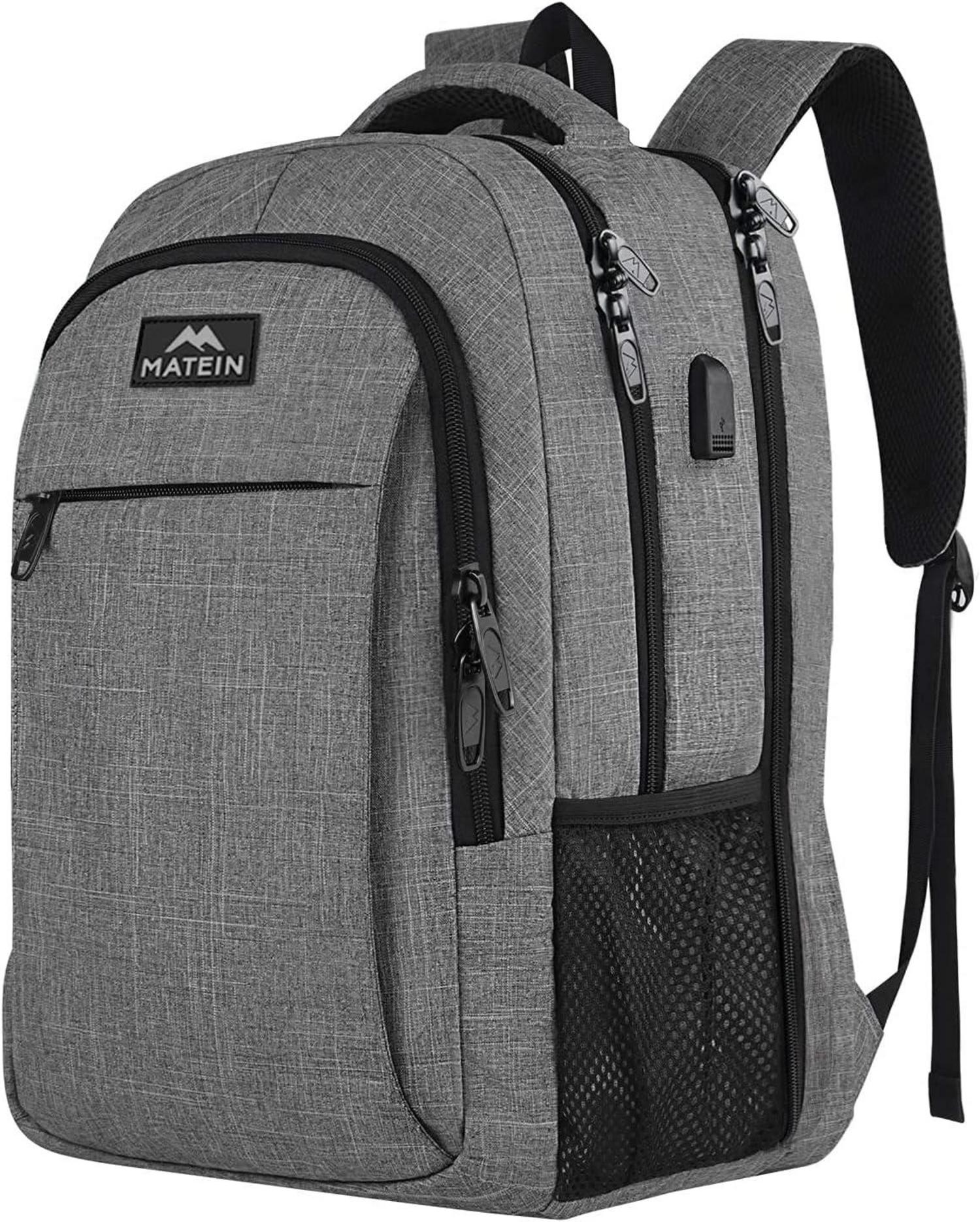 Daypacks Laptop Rucksack 17,3 Zoll USB Diebstahl Tasche Männer Frauen
