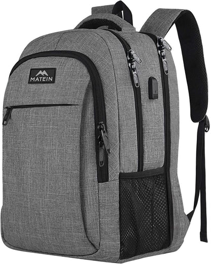 Daypacks Laptop Rucksack 17,3 Zoll USB Diebstahl Tasche Männer Frauen