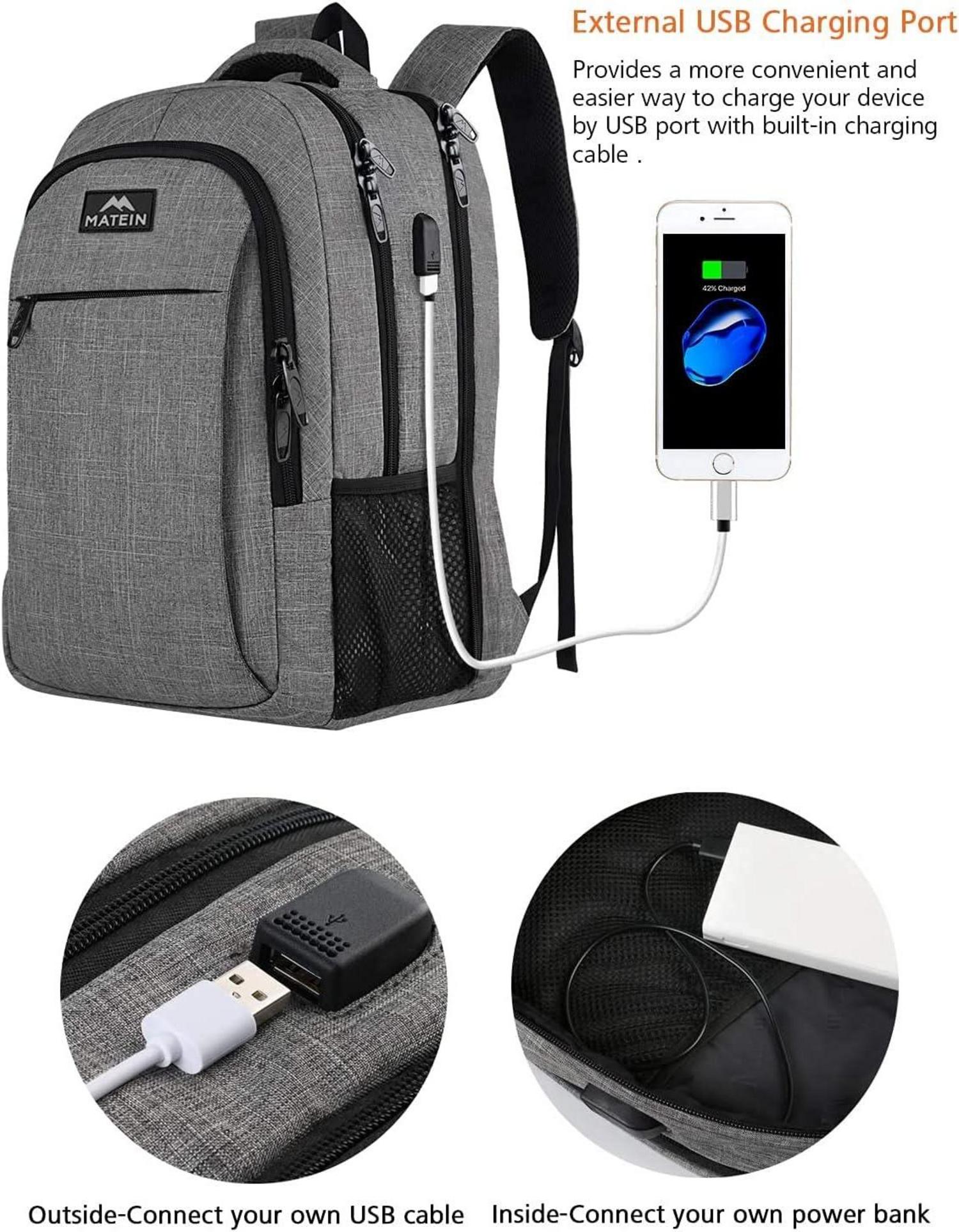 Daypacks Laptop Rucksack 17,3 Zoll USB Diebstahl Tasche Männer Frauen