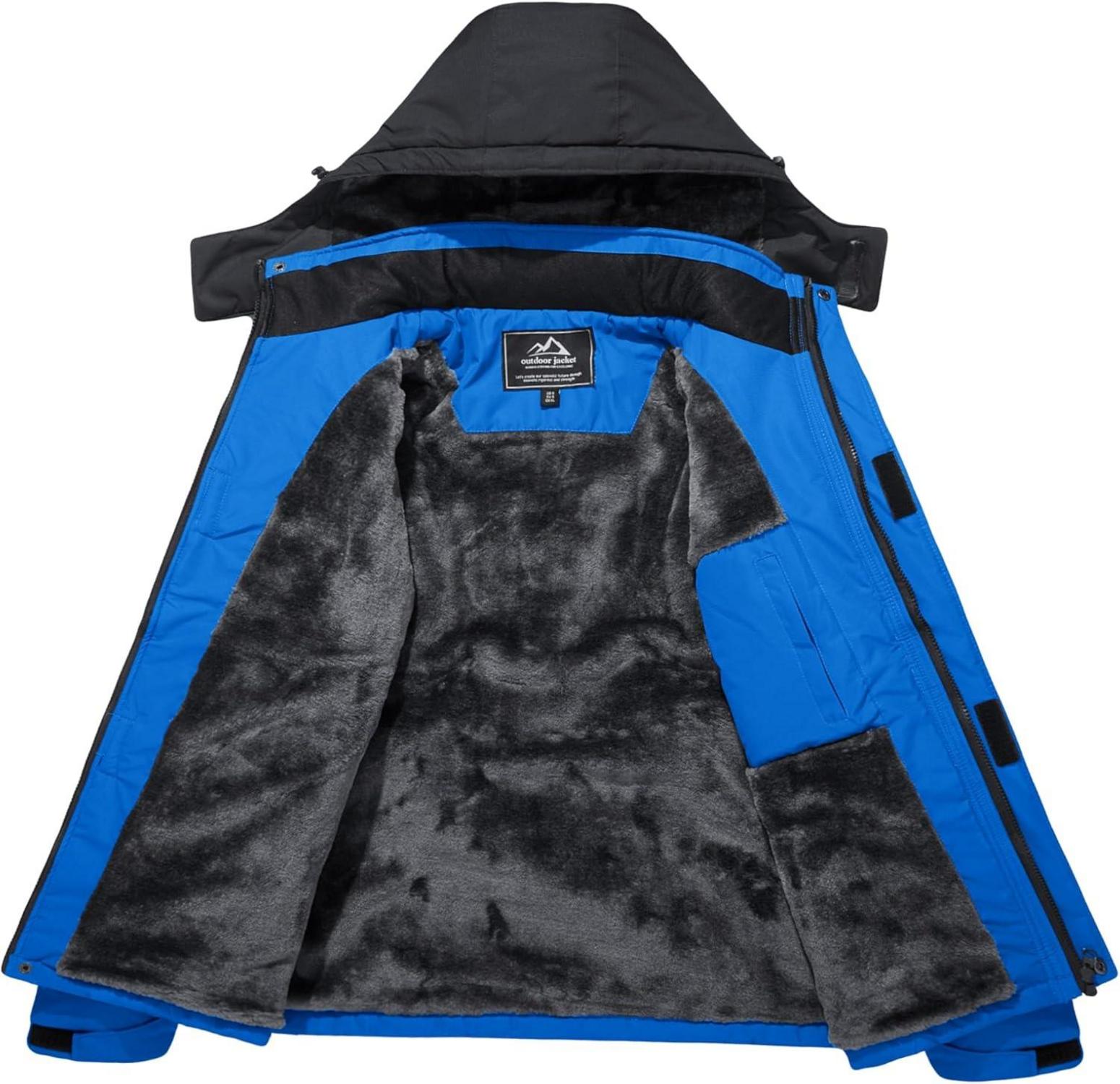 Herren Winter Skijacke Fleece Wasserdicht Winddicht