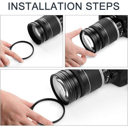 52mm Close-up Nahlinsen Filter Kit mit Makrolinsen