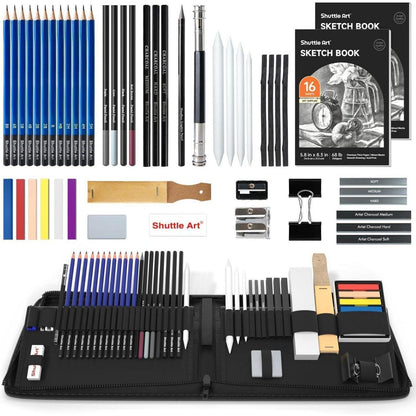 Professionelles Zeichenstifte Set, 52-teilig, für Erwachsene