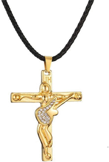 Kreuzkette Johnny Hallyday Anhänger Edelstahl Fan Geschenk