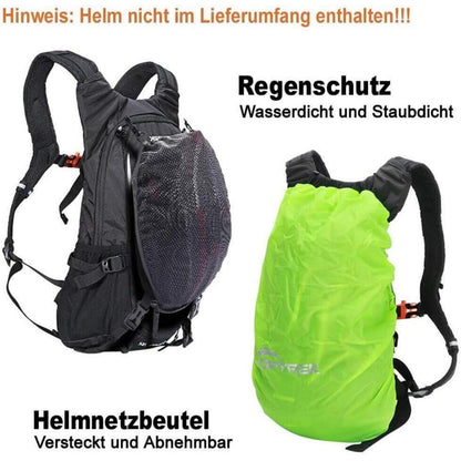 Toptrek 18L Ultraleichter Fahrradrucksack mit Regenschutz