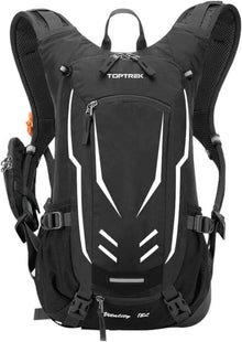 Fahrradrucksack 18L Ultraleicht mit Regenschutz und Helmabdeckung