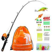 Teleskop-Angelrute für Kinder mit Spincast Reel Combo
