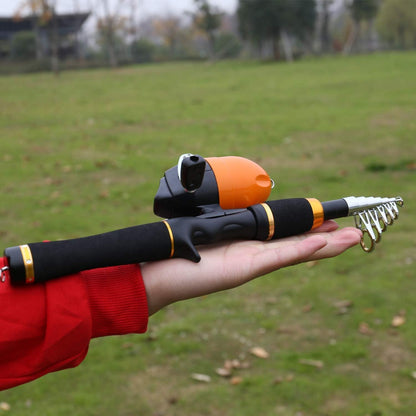 Teleskop-Angelrute für Kinder mit Spincast Reel Combo