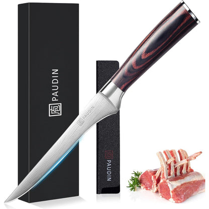 Premium Filetiermesser 15 cm Kochmesser Klinge Küchenmesser