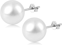 3 Paare Perlen Ohrstecker Silber 925 Damen Ohrringe