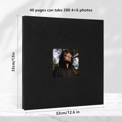 Großes selbstklebendes Fotoalbum für Hochzeit und Geburtstagsgeschenke