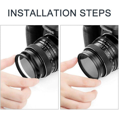 67mm Fotover DSLR Kameras Sternfilter Set 3er Pack