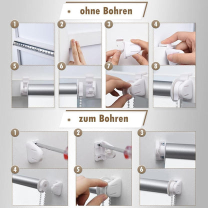 Klemmrollos für Fenster ohne Bohren Plissee Klemmfix 45x170