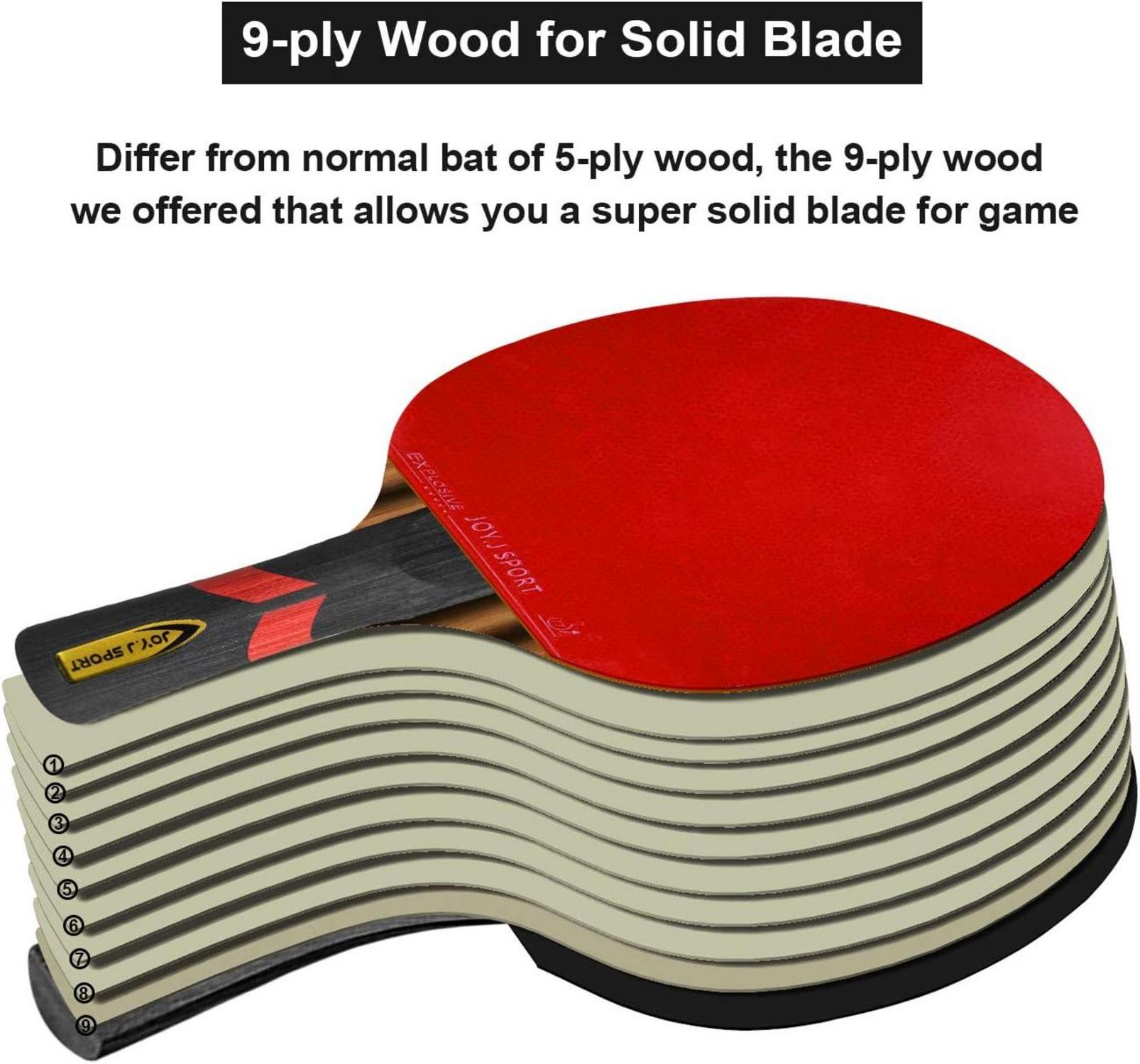 Professioneller ITTF genehmigter Tischtennisschläger für