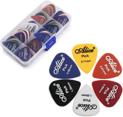 100 Stück Plektren Guitar Picks Mix 0.58/0.71/0.81/0.96/1.20/1.50 mm