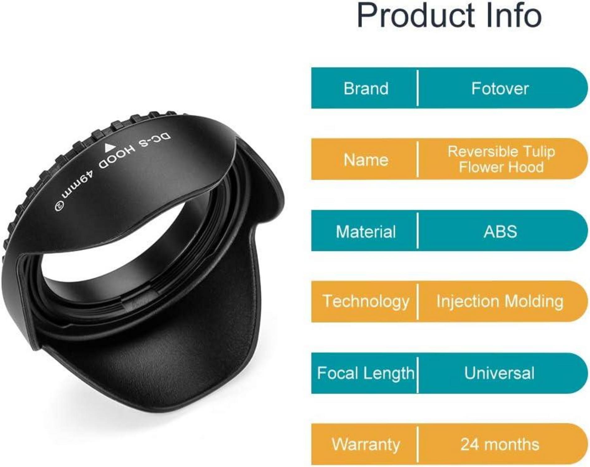 55mm universelle Gegenlichtblende mit