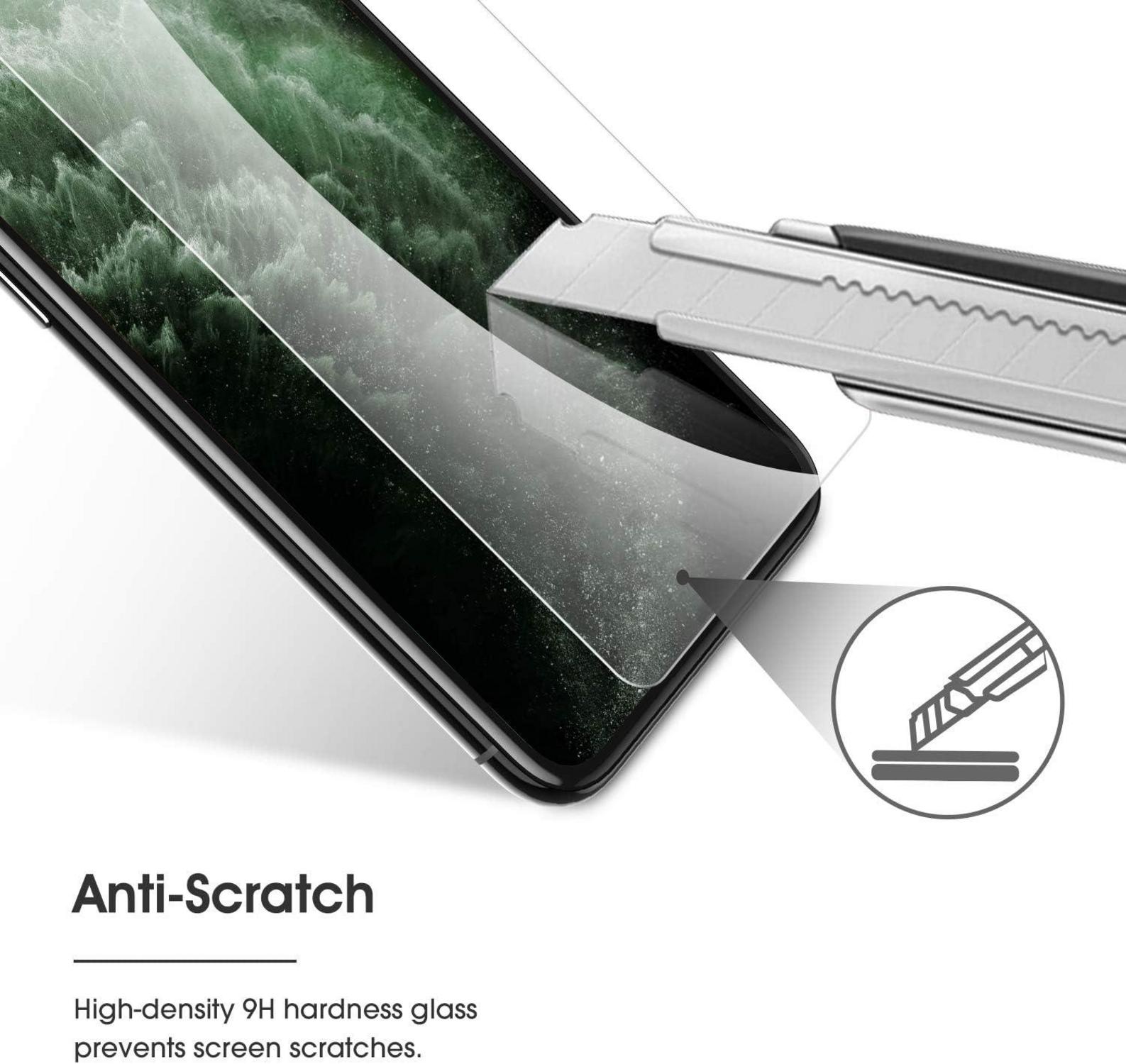 Schutzfolie für iPhone 11 Pro XS X [4 Stück] 9H Härte Anti-Kratzen Anti-Öl