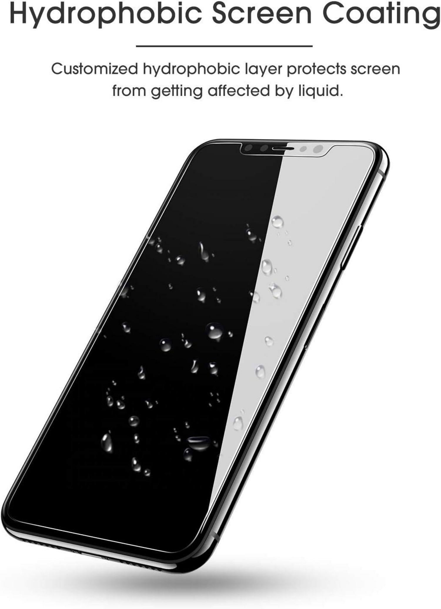 Schutzfolie für iPhone 11 Pro XS X [4 Stück] 9H Härte Anti-Kratzen Anti-Öl