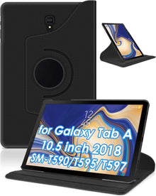 Schwarze 360 Grad Rotations Hülle für Samsung Galaxy Tab A 10,5 Zoll