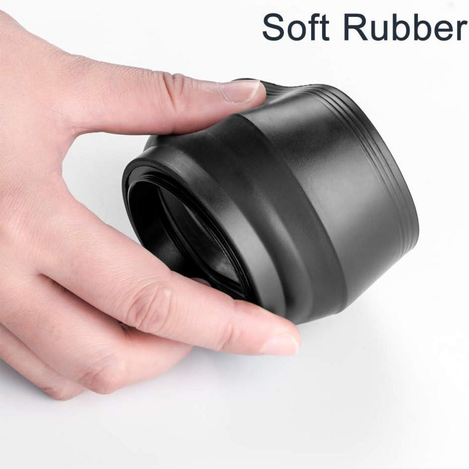 67mm Gegenlichtblende Gummi Universal Sonnenblende Streulichtblende