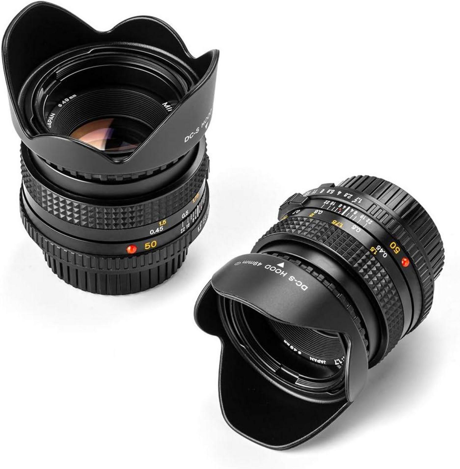62mm Fotover Sonnenblende Tulpenblütenform für DSLR Kameras