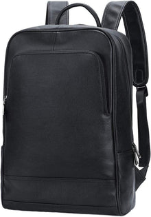 Leder Rucksack Kurierrucksack Laptoprucksack 14 Zoll Rindsleder
