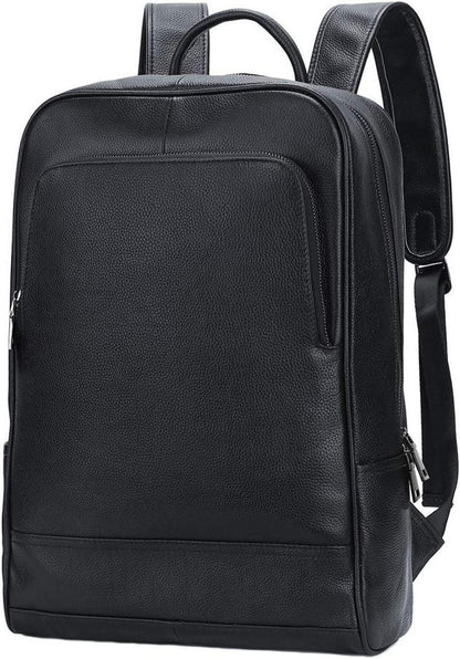 Leder Rucksack Kurierrucksack Laptoprucksack 14 Zoll Rindsleder
