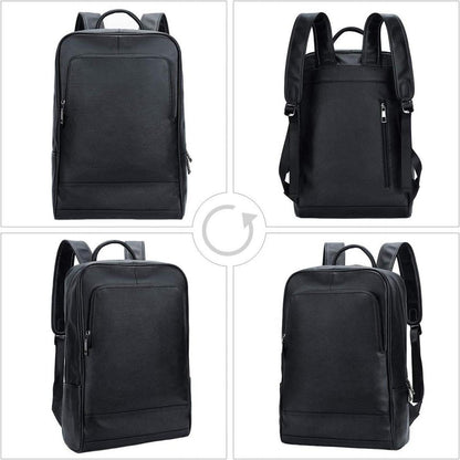 Leder Rucksack Kurierrucksack Laptoprucksack 14 Zoll Rindsleder