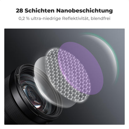 82mm Natural Night Filter für Astrofotografie mit 28-lagiger