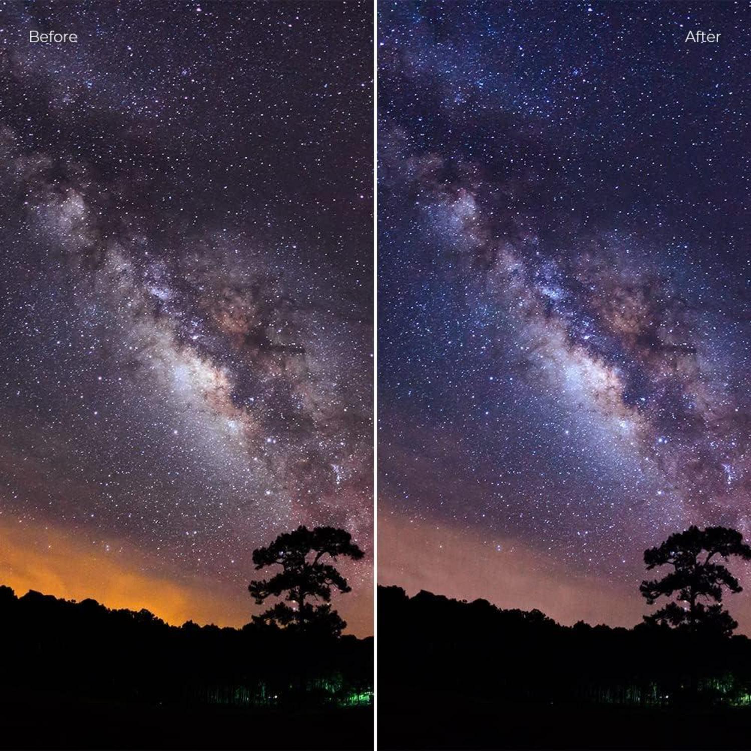 82mm Natural Night Filter Astroklar für Nachtaufnahmen, 28-lagige
