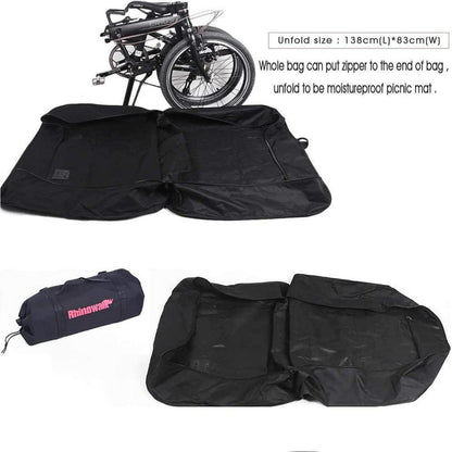 Fahrrad Transporttasche Wasserdicht 20 Zoll Klapprad Faltrad Schwarz