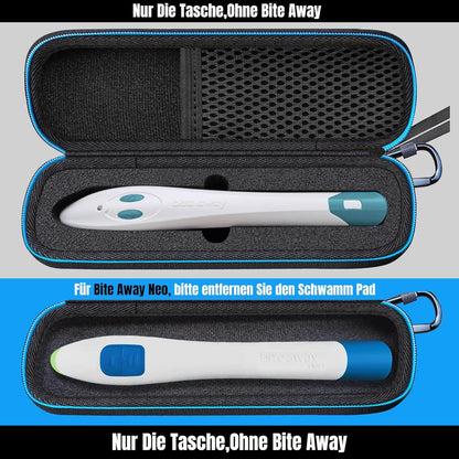 Tasche für Bite Away Neo-Stichheiler, Reisehülle Schwarz