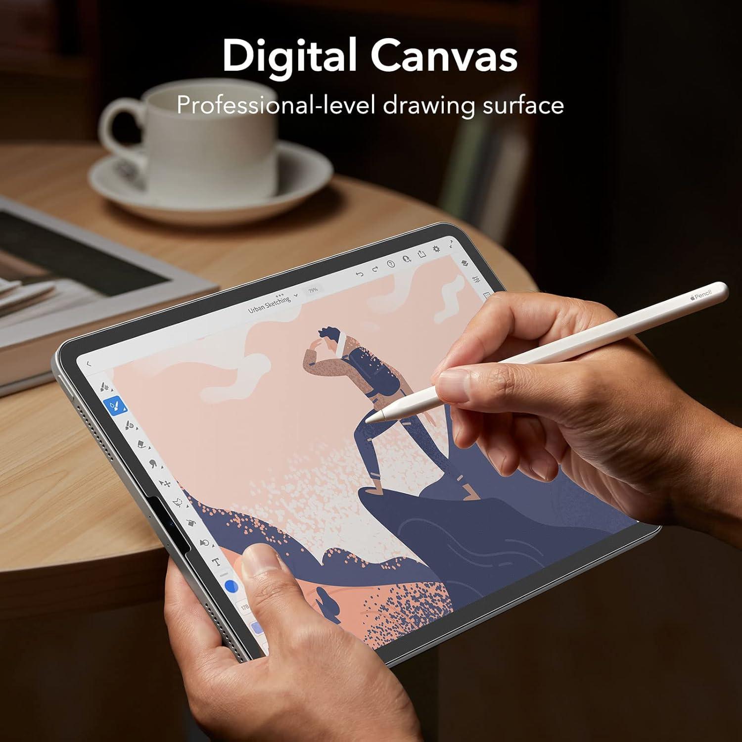 ESR iPad Air 5/4 Pro 11 Zoll Schutzfolie 2 Stück Matte Papier Feel