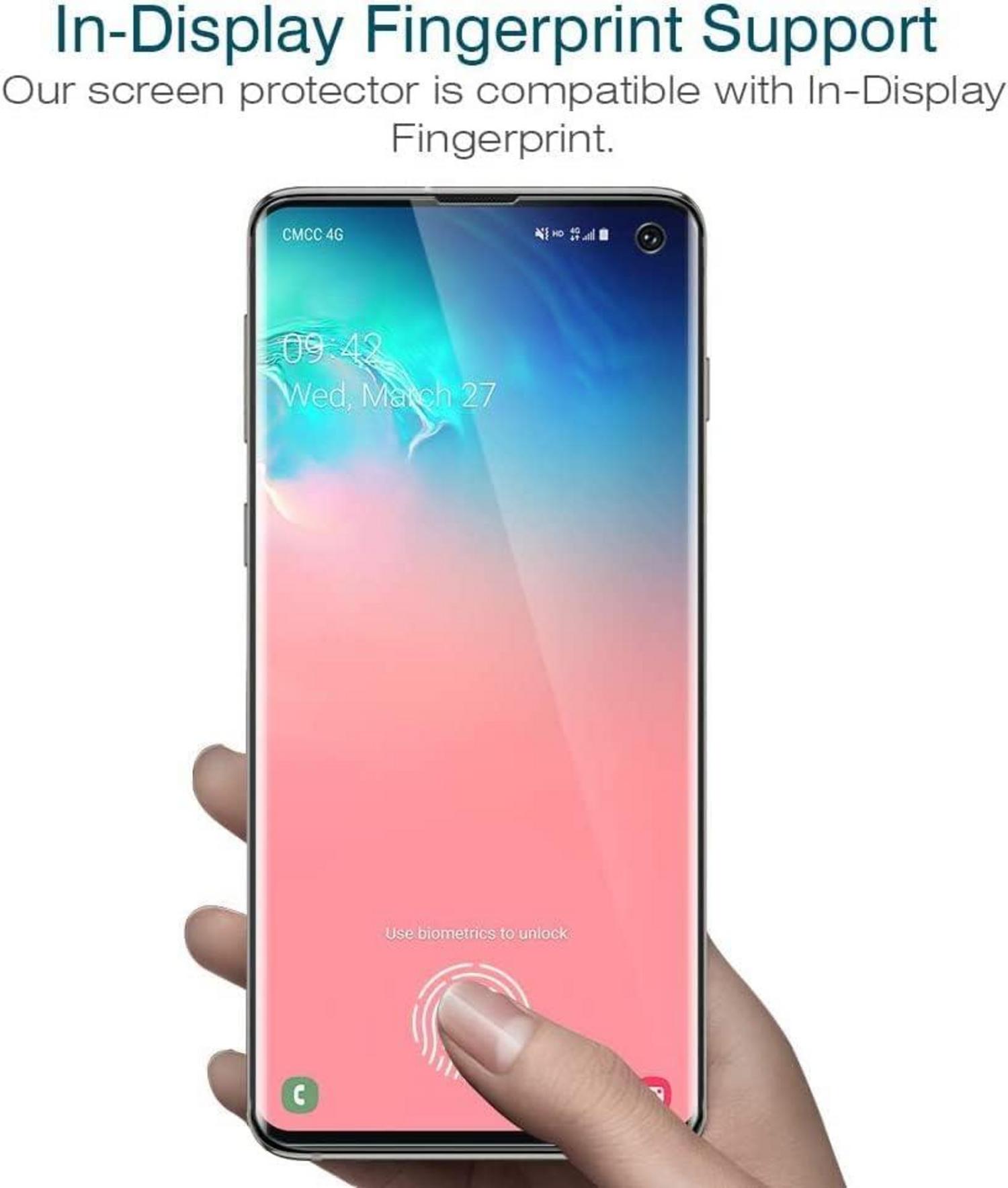 Samsung Galaxy S10 Schutzfolie 3 Stück Klar HD Weich TPU Displayschutz