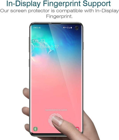 Samsung Galaxy S10 Schutzfolie 3 Stück Klar HD Weich TPU Displayschutz