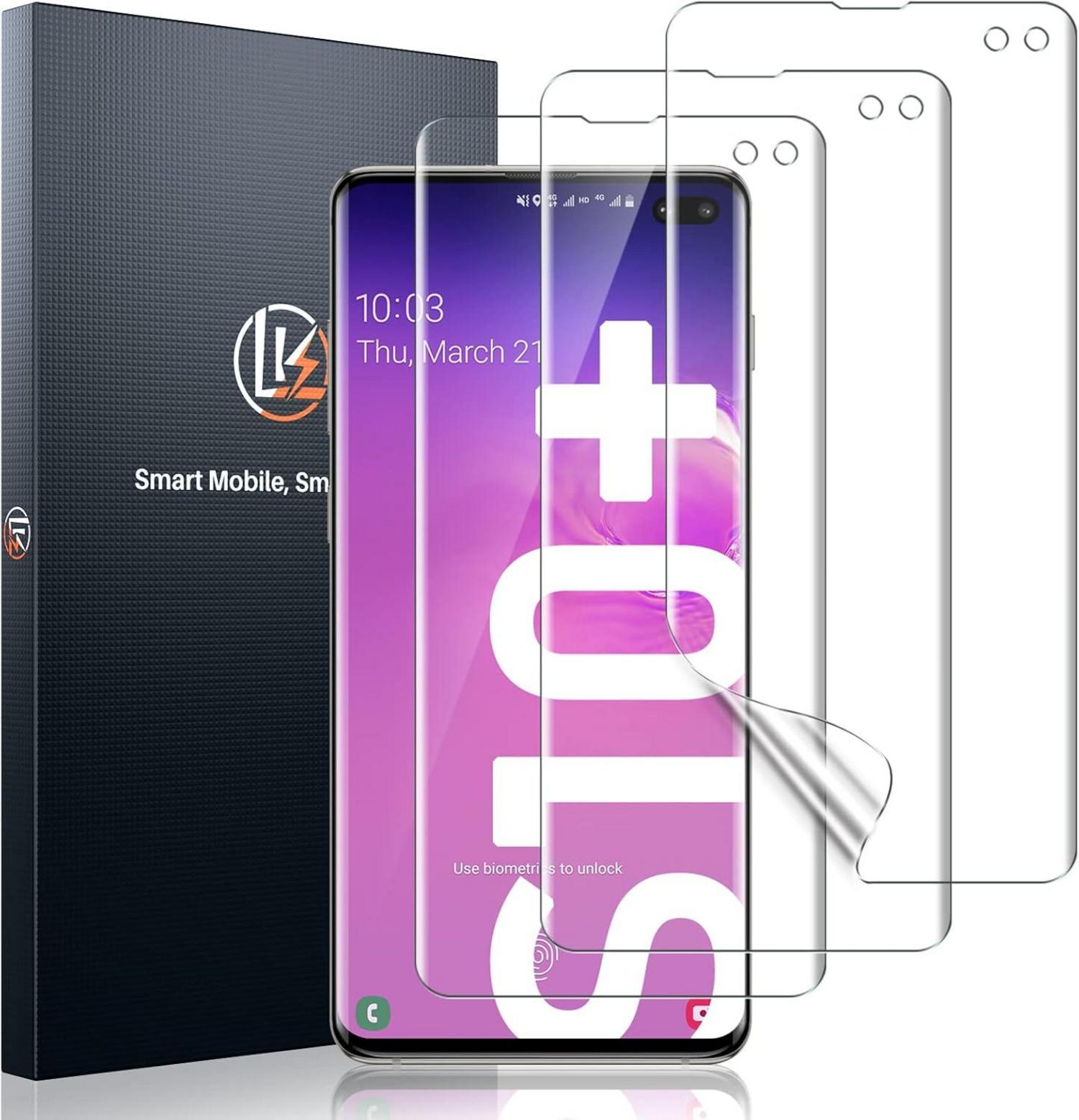 Schutzfolie Samsung S10 Plus klar HD TPU Folie 3 Stück