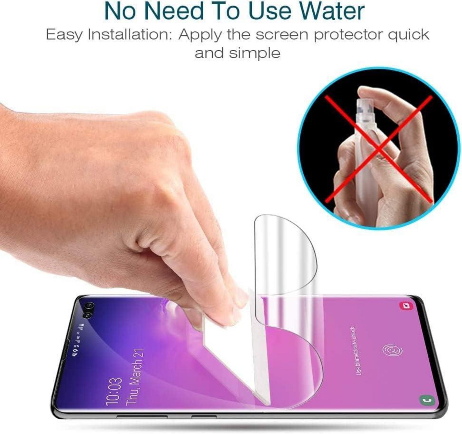 3er Pack Schutzfolie Samsung Galaxy S10 Plus Displayschutz Klar TPU HD