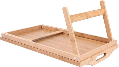 Bambus Betttablett Frühstückstablett klappbare Füße 100% Natur-Bambus