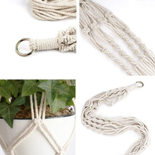 Makramee Blumenampel Set, hängend für Innen Außen, 105