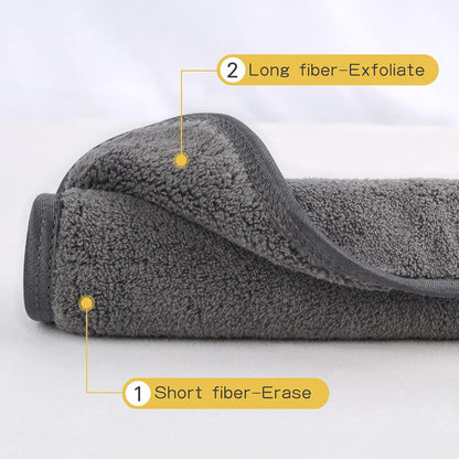 Luxuriöse Mikrofaser Waschlappen Set 3er Pack 15cmx30cm