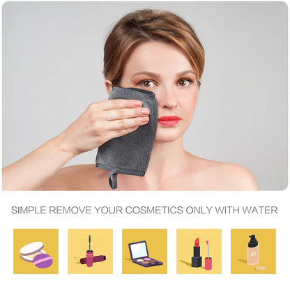 Make-up-Entferner Tücher 3er Set waschbar saugstark Gesichtsreinigung