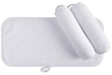Waschlappen Frottee Make-Up Entferner Tuch 3er Pack 15x30cm White