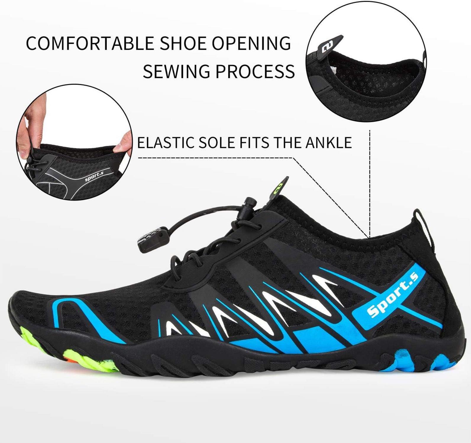 Strandschuhe Damen Herren Wasserschuhe Badeschuhe Atmungsaktiv Leicht